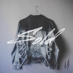 Hand Painted Distressed Denim Jacket.